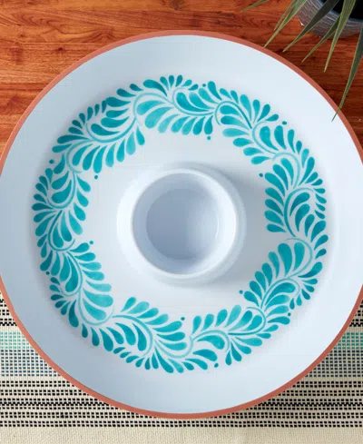 Infuse Melamine Chip & Dip Platter, 16"