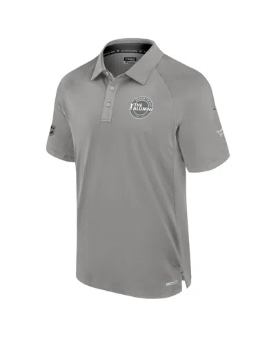 Fanatics Men's Gray Authentic Pro The Alumni Polo Shirt In Gray