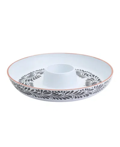 Infuse 16" Melamine Chip And Dip Platter