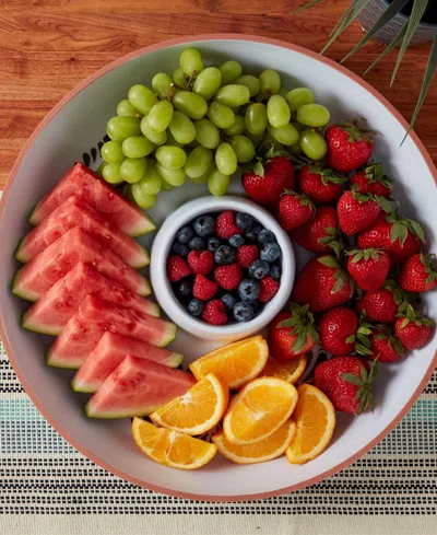 Infuse 16" Melamine Chip And Dip Platter