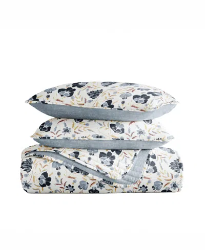 Ienjoy Home French Jacobean Reversible 3-pc. Quilt Set, King/california King