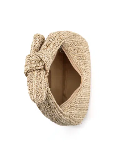 Like Dreams Aimee Small Straw Top Handle Bag In Neutral