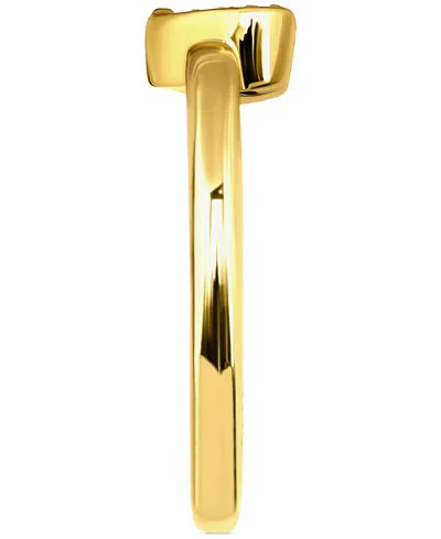 Giani Bernini Cubic Zirconia Heart Adjustable Toe Ring In Sterling Silver (also In 18k Gold-plated Sterling Silver