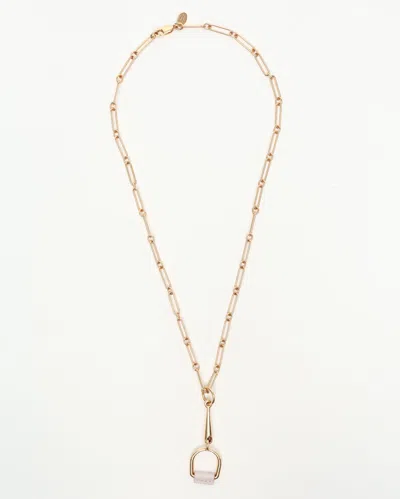 Pre-owned Hermes Hermès Heritage Equestre Pendant In Gold