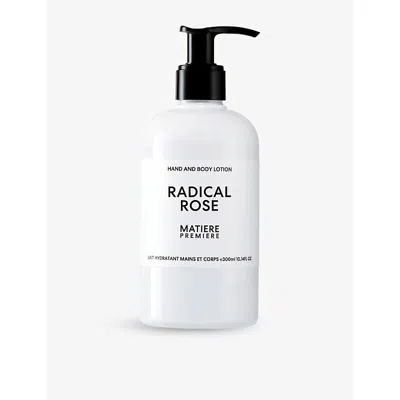Matiere Premiere Radical Rose Hand And Body Lotion 300ml In Transparent