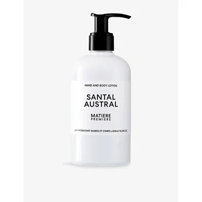 Matiere Premiere Santal Austral Hand And Body Lotion In White