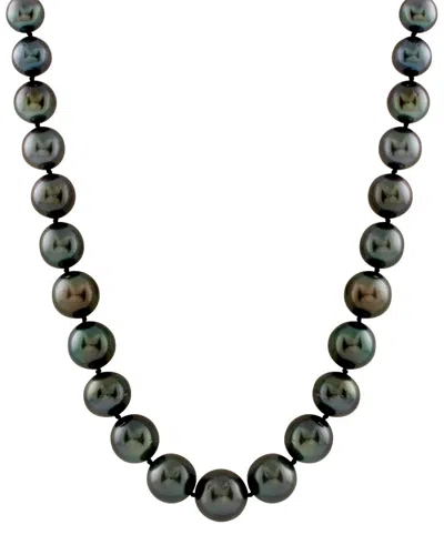 Splendid Pearls 14k 8-11mm Tahitian Pearl Necklace