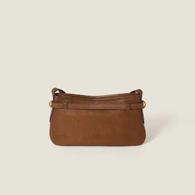 Miu Miu Medium Aventure Nappa Leather Shoulder Bag In Multi