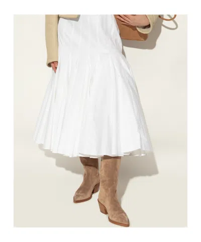 Gianvito Rossi Waylon 45 Suede Knee-high Boots In Brown