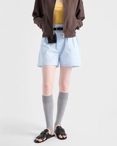 Prada Shuffle Leather Thong Sandals