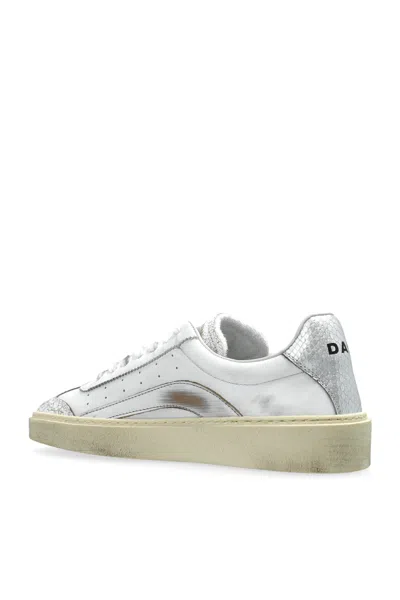 Dsquared2 Sneakers Rider In Pelle Bianca  Donna