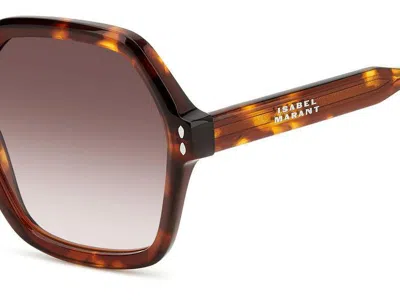 Isabel Marant Brown Havana Acetate Sunglasses