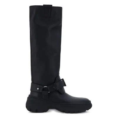 Burberry 40mm Lf Stomp High Boots In Black