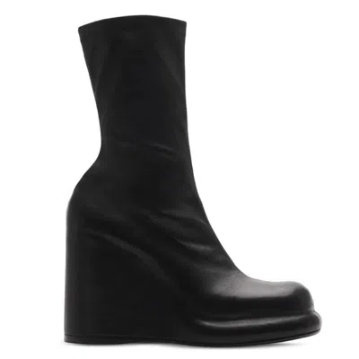 Burberry High Wedge Heel Pillar Boots