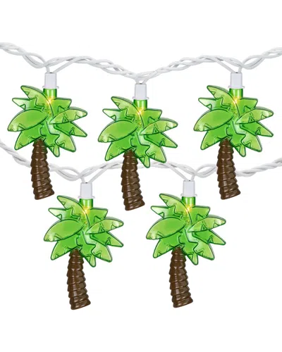 Northlight 10-count Tropical Palm Tree Outdoor Patio String Light Set