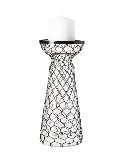 Mercana Shandra I Small Snakeskin Pattern Table Candle Holder