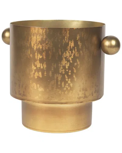 Mercana Juno Medium Iron Vase In Brown