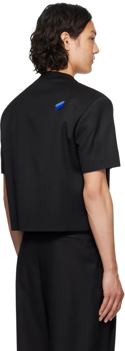 Ader Error Black Set-up Blazer Overshirt In Black