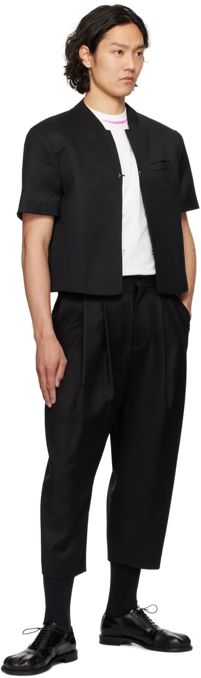 Ader Error Black Set-up Blazer Overshirt In Black