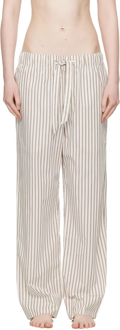 Tekla Stripe-pattern Pajama Trousers