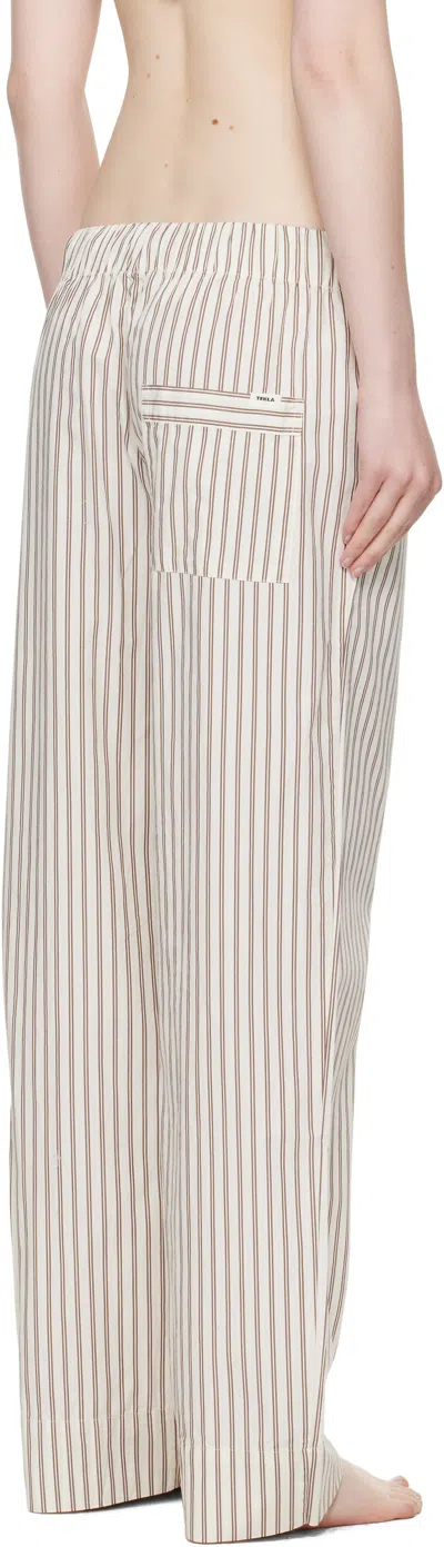 Tekla Stripe-pattern Pajama Trousers