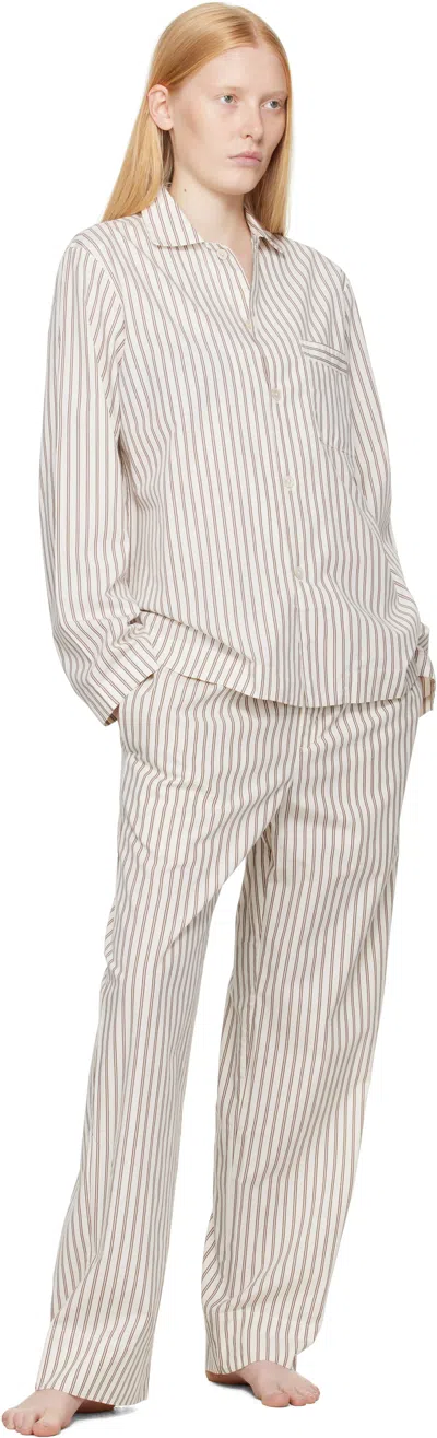 Tekla Stripe-pattern Pajama Trousers