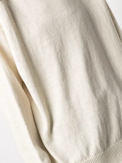 一字领针织毛衣