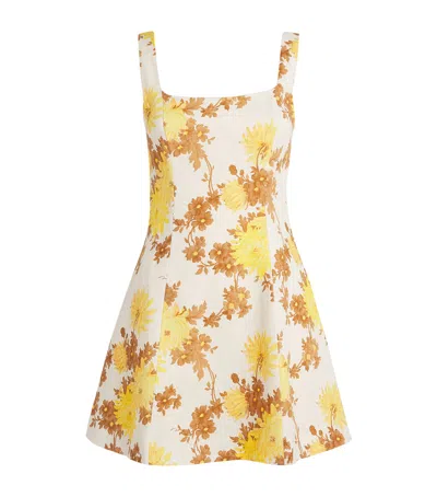 Faithfull The Brand Linen Felice Mini Dress