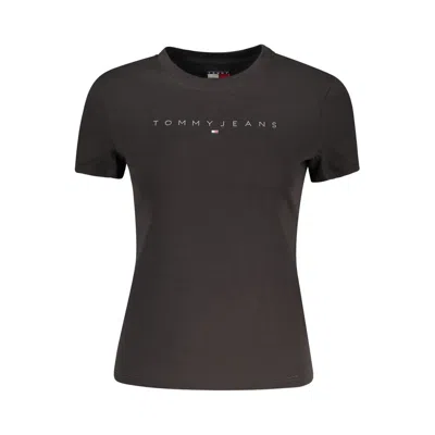 Tommy Hilfiger Black Cotton Women T-shirt