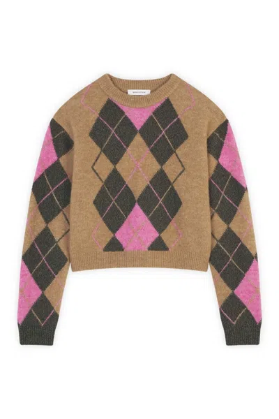Maison Kitsuné Boxy-cut Wool And Alpaca Jumper
