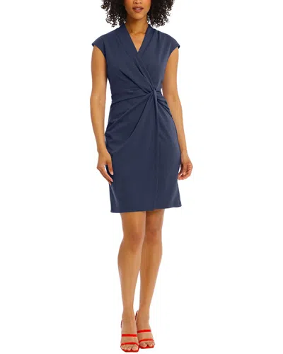 Maggy London Wrap Front Sheath Dress