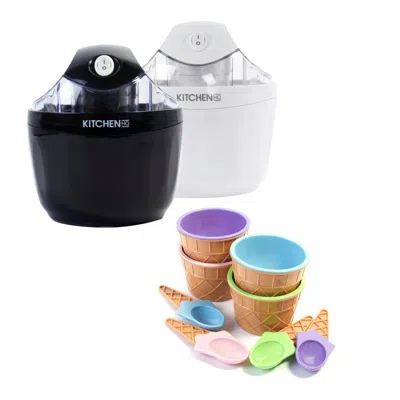 Kitchen Hq 2-pack Ice Cream Makers With Cups And Spoons Refurbished