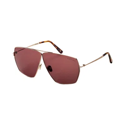 Tom Ford Women's 67mm Rose Gold Sunglasses Ft1185-28e-67