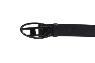 Diesel Oval D-buckle Leather Belt