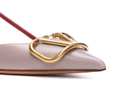 Valentino Vlogo Pumps In Gray
