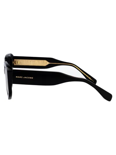 Marc Jacobs Black Acetate Sunglasses