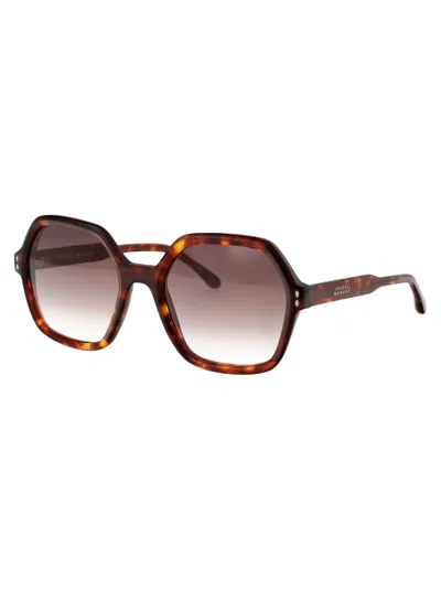 Isabel Marant Brown Havana Acetate Sunglasses