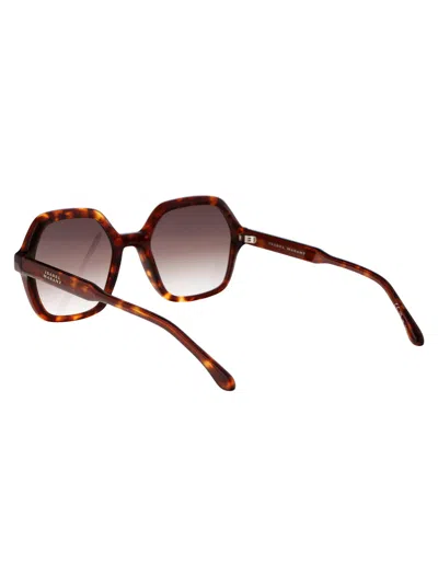 Isabel Marant Brown Havana Acetate Sunglasses