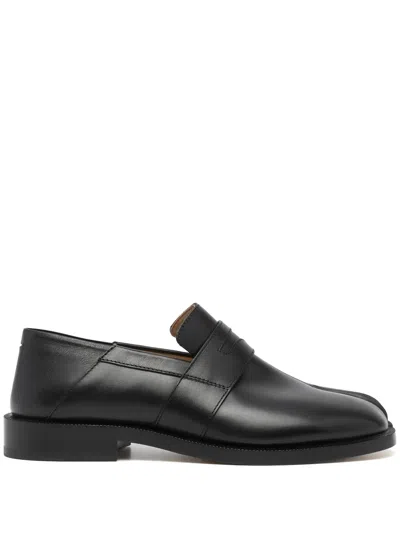 Maison Margiela Tabi Split-toe Glossed-leather Loafers