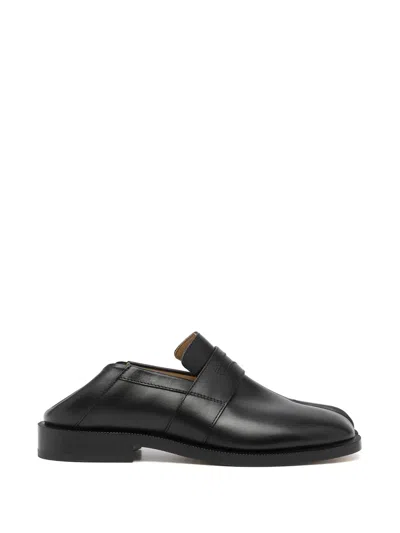 Maison Margiela Tabi Split-toe Glossed-leather Loafers