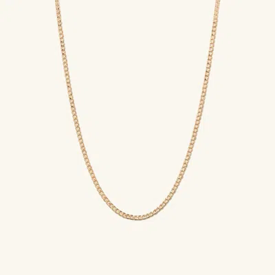Mejuri Flat Curb Chain Necklace