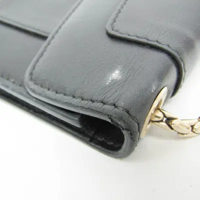Pre-owned Bulgari Black Leather Shoulder Bag ()