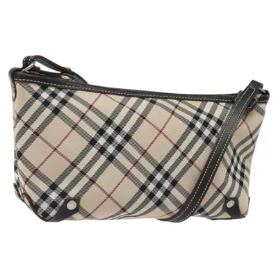 Pre-owned Burberry Blue Label Beige Canvas Clutch Bag ()