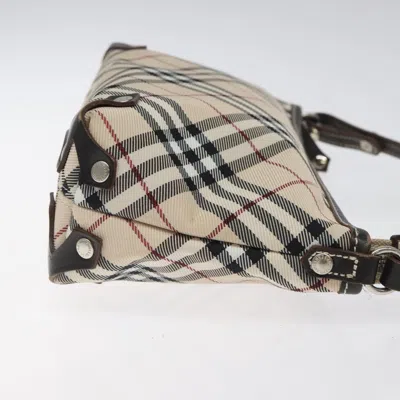 Pre-owned Burberry Blue Label Beige Canvas Clutch Bag ()