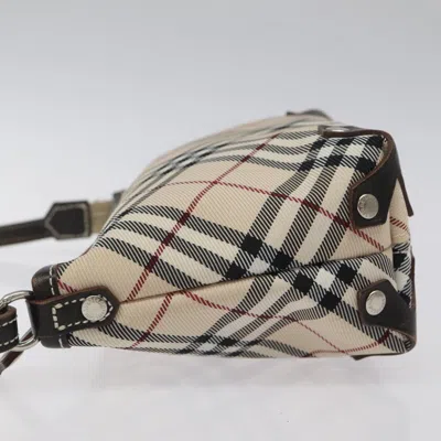 Pre-owned Burberry Blue Label Beige Canvas Clutch Bag ()