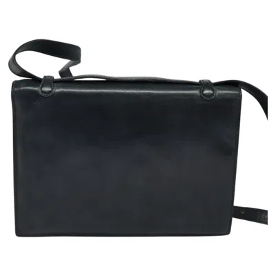 Pre-owned Celine Céline - Navy Leather Shoulder Bag ()