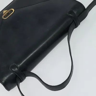 Pre-owned Celine Céline - Navy Leather Shoulder Bag ()