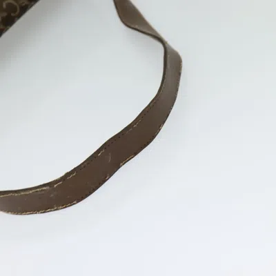 Pre-owned Celine Céline Macadam Brown Canvas Shoulder Bag ()