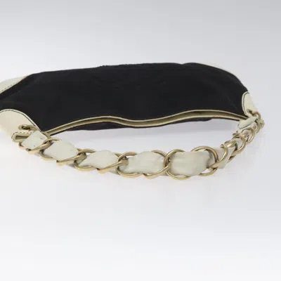 Pre-owned Chanel Coco Mark Black Canvas Shoulder Bag ()