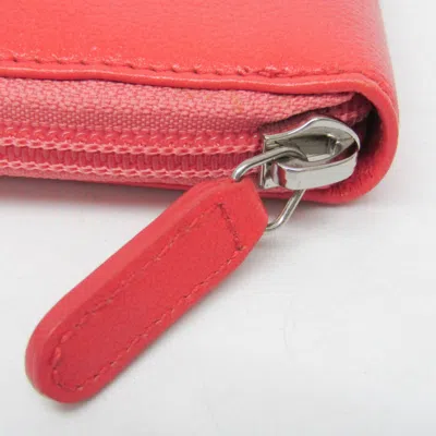 Pre-owned Chanel Pink Leather Wallet  ()